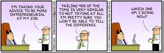 Dilbert - Entrepreneurial Failure
