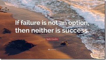 Seth Godin - failure option